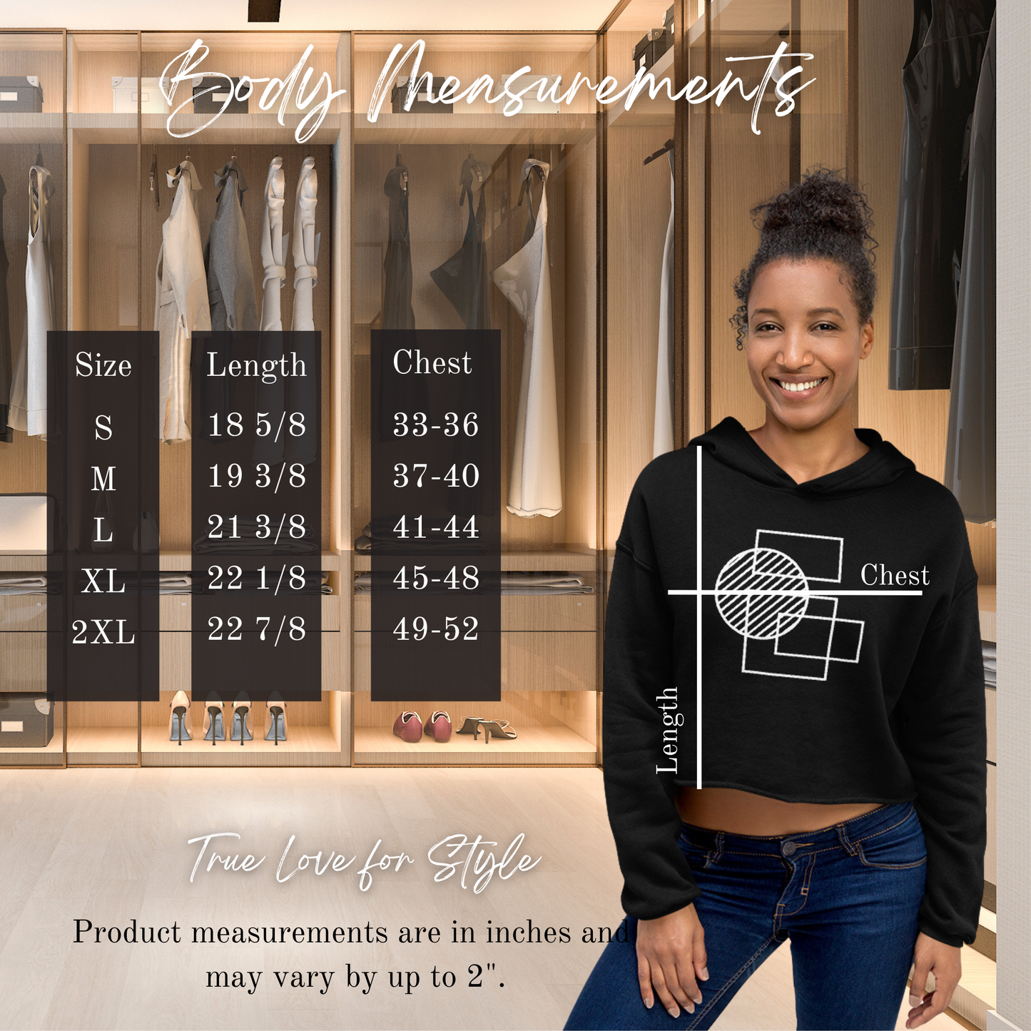 Women's Crop Top Hoodie Abstract Graphic