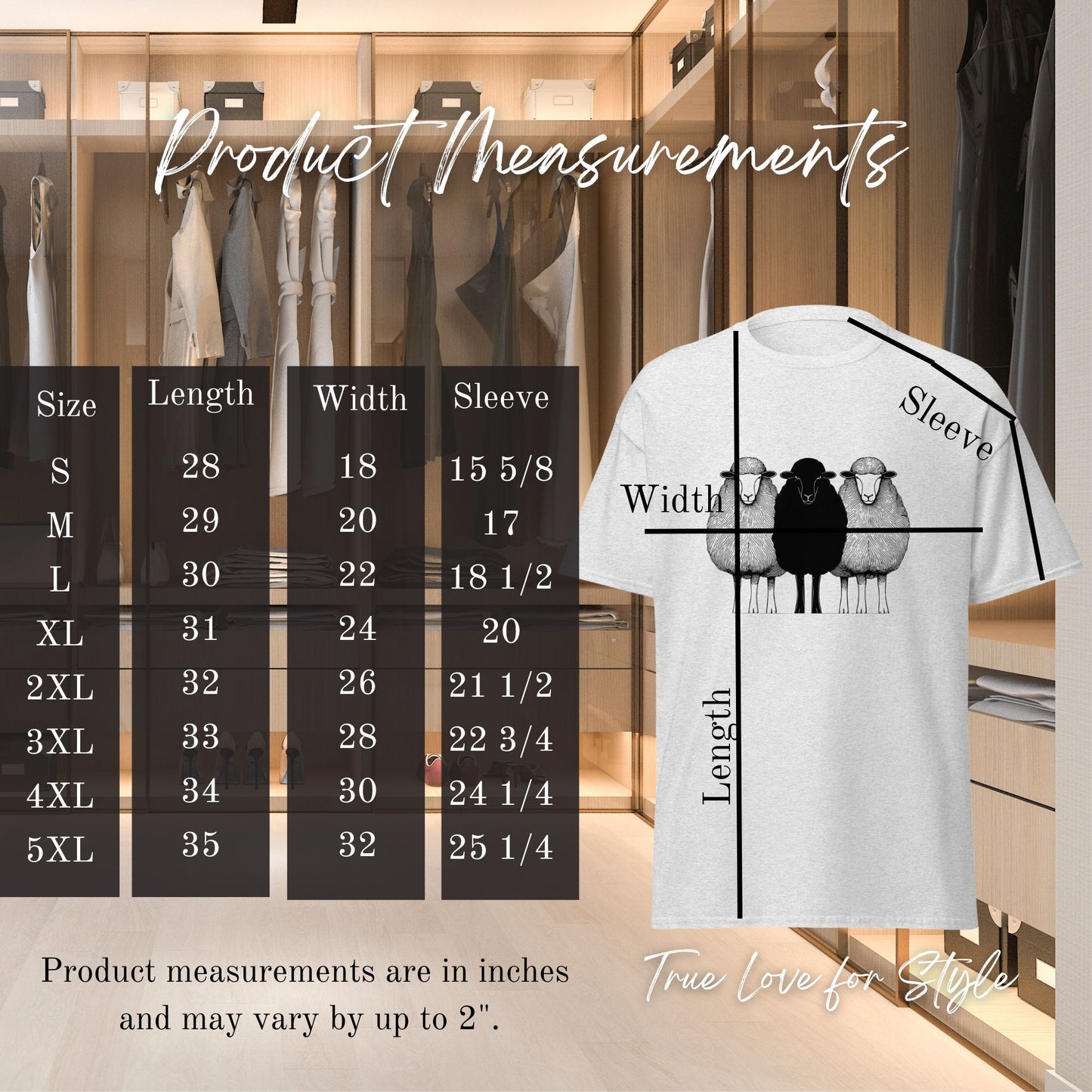 Classic Adult T-shirt, Black Sheep Graphic