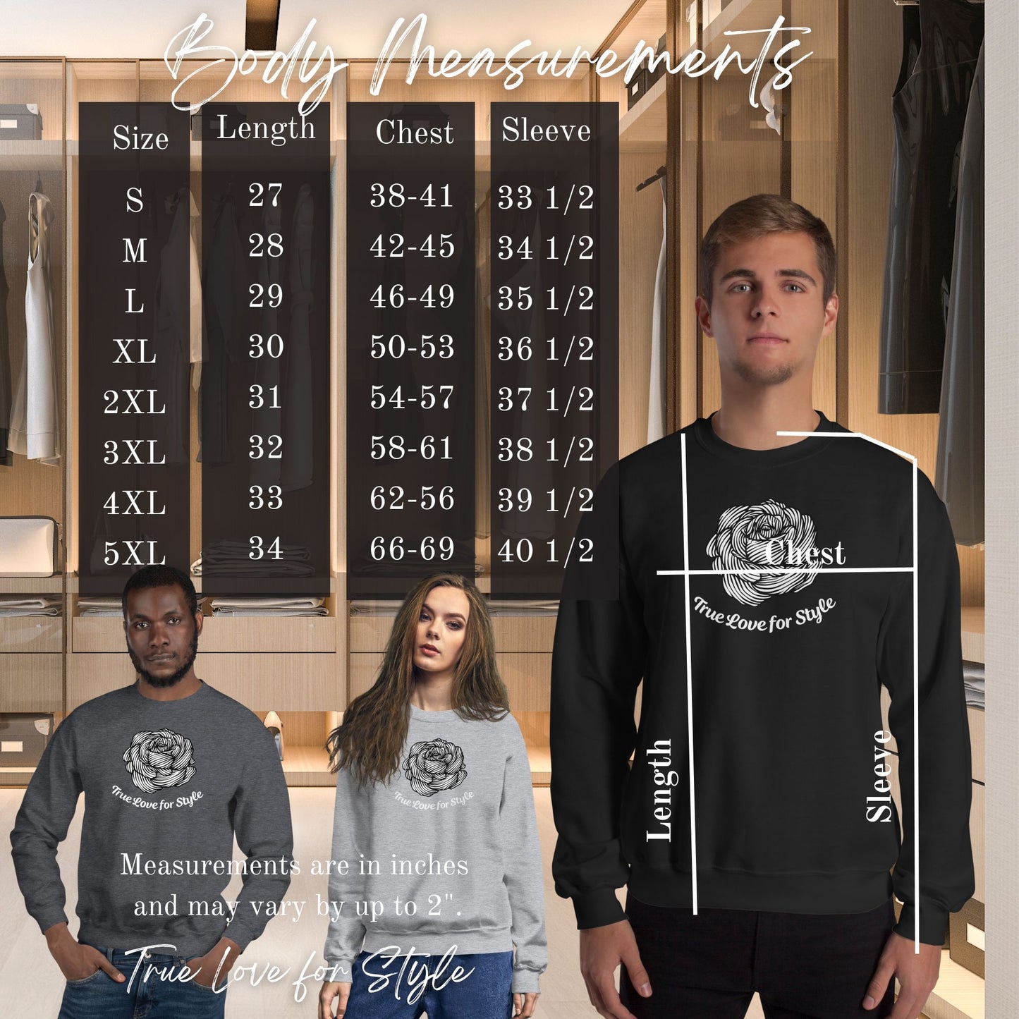 Graphic Pullover Sweatshirt Rose Graphic Print Unisex