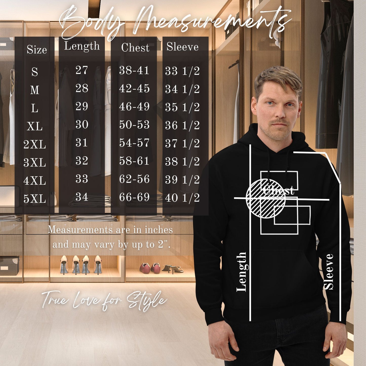 Abstract Print Adult Hoodie