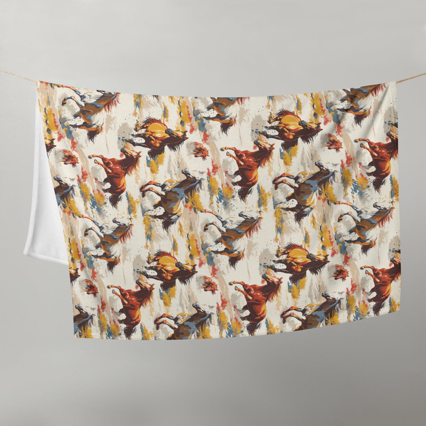 Throw Blanket, Wild Horses