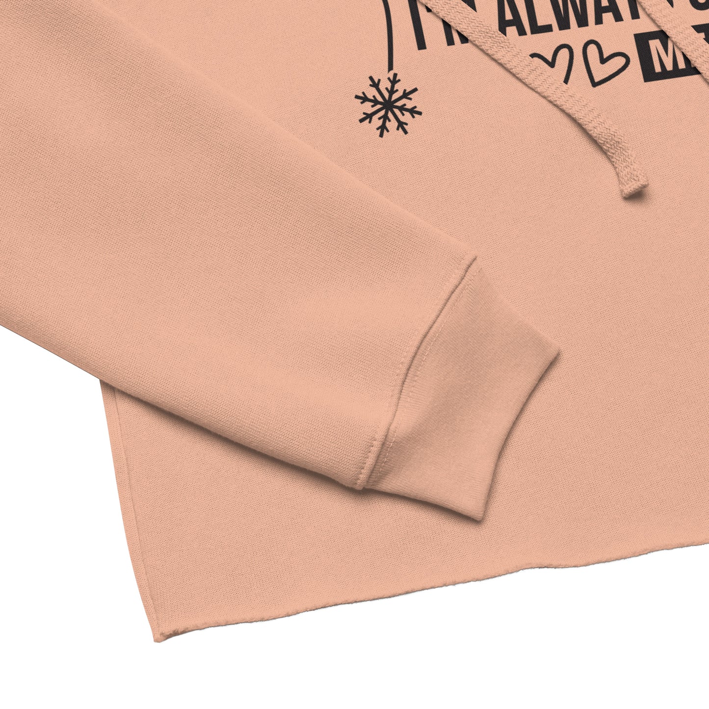 Women's Crop Top Pullover Hoodie