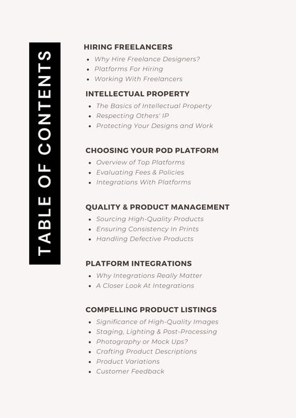 Print on Demand Business Guide | eBook