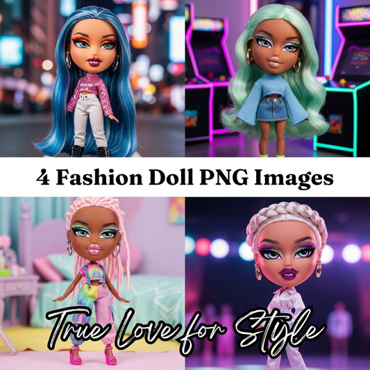 Fashion Doll Images| 4 PNG Images