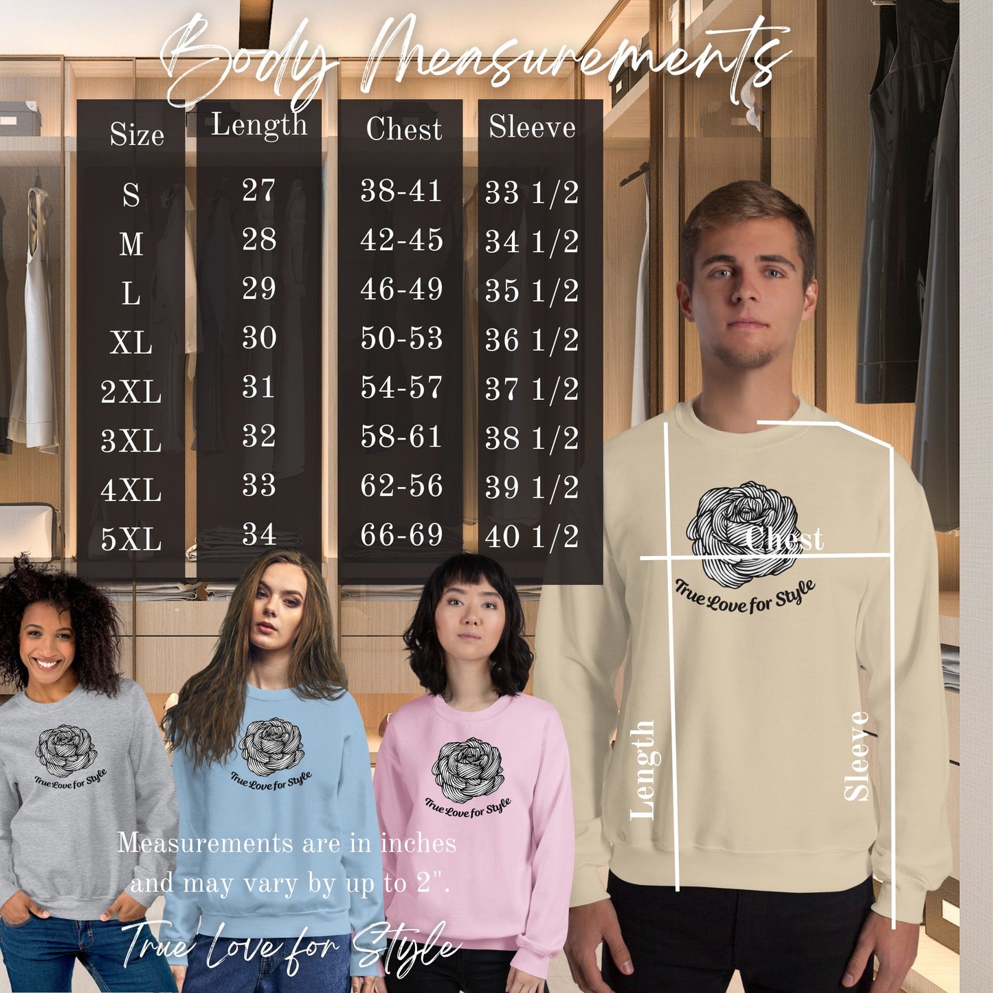 Graphic Pullover Rose Graphic Unisex Sweatshirt